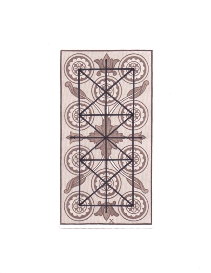 TdM 10 of Pentacles Inscribed